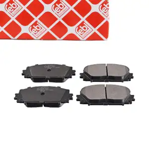 febi Bremsbel&auml;ge Bremsbelagsatz f&uuml;r TOYOTA Prius W3 Yaris P9 LEXUS CT vorne 04465-0W141