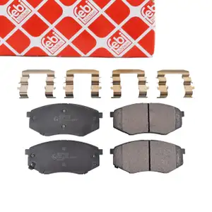 febi Bremsbel&auml;ge Bremsbelagsatz f&uuml;r HYUNDAI ix20 JC KIA Soul 2 PS vorne 58101-1KA00