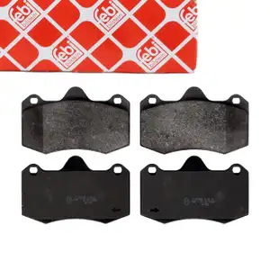 febi 116207 Bremsbel&auml;ge f&uuml;r SEAT Ibiza 3 6L 4 6J 6P mit &Oslash; 312mm Scheiben vorne 6LL698151