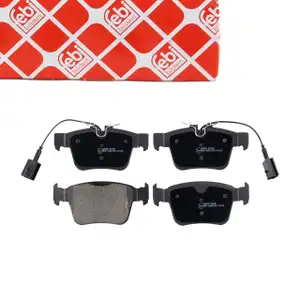 febi Bremsbel&auml;ge + Warnkontakt f&uuml;r ALFA ROMEO Giulia 952 Stelvio 2.0D 2.2D hinten 77367718