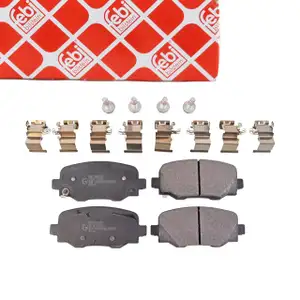 febi 116368 Bremsbeläge für FIAT 500X 334 JEEP Compass Renegade SUV hinten 77367417