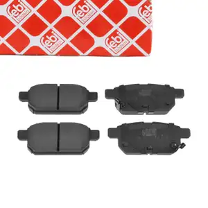 febi 116313 Bremsbel&auml;ge Bremsbelagsatz f&uuml;r SUZUKI Swift 3 4 5 SX4 Vitara hinten 5580052R00