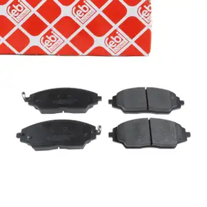 febi Bremsbel&auml;ge Bremsbelagsatz f&uuml;r CHEVROLET AVEO mit &Oslash; 256mm Scheiben vorne 95231012