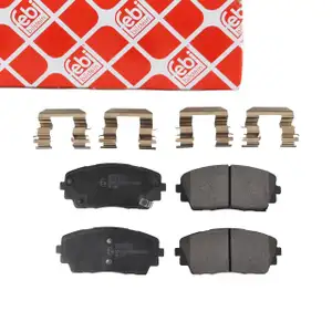 febi 116312 Bremsbel&auml;ge Bremsbelagsatz f&uuml;r KIA Picanto 2 vorne 58101-1YA00