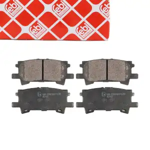 febi 116334 Bremsbel&auml;ge Bremsbelagsatz f&uuml;r LEXUS RX U3 300 350 3.0 3.5 hinten 04466-48030
