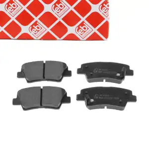 febi 116336 Bremsbel&auml;ge Bremsbelagsatz Bremskl&ouml;tze f&uuml;r KIA Soul 1 1.6 hinten 58302-2KA10