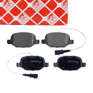 febi Bremsbel&auml;ge + Warnkontakt f&uuml;r ALFA ROMEO Mito 955 0.9 1.3 1.4 1.6 hinten 71770108