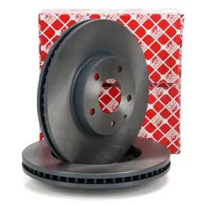 febi 108417 Bremsscheiben Satz f&uuml;r MAZDA 6 GJ GL 2.0 2.5 2.2 D CX-5 KE GH KF vorne