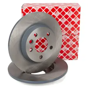 febi 18490 Bremsscheiben Satz f&uuml;r VW California Transporter T4 PR-22E hinten 7D0615601B