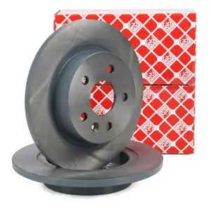 febi 39185 Bremsscheiben Satz f&uuml;r OPEL Astra J POC J67 Mokka/10 J13 CHEVROLET Trax hinten