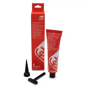 febi Spezial Silikon Dichtmasse Dichtungsmasse Universaldichtmasse SCHWARZ +360°C 70ml