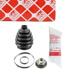 febi 01043 Achsmanschette Satz f&uuml;r FORD KA RB ab Baujahr10.2002 vorne radseitig 1073807S2