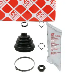 febi Achsmanschette Satz f&uuml;r VW Passat B2 AUDI 90 B2 100 C2 C3 vorne radseitig 431498203C