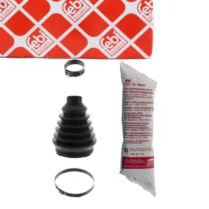 febi Achsmanschette Satz für RENAULT Clio 2 Twingo 1 Kangoo vorne radseitig 7701209238