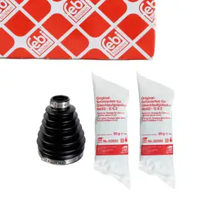 febi Achsmanschette Satz f&uuml;r TOYOTA Auris Avensis Corolla NISSAN Leaf vorne radseitig