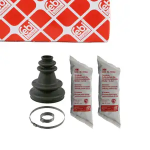 febi 10387 Achsmanschette Satz f&uuml;r RENAULT Megane Twingo 1 1 2 vorne rechts getriebeseitig