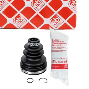 febi 176072 Achsmanschette Satz f&uuml;r TOYOTA Yaris P1 P13 vorne getriebeseitig 04438-52100