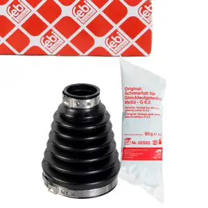 febi Achsmanschette Satz Antriebswelle f&uuml;r MERCEDES W176 X156 C117 vorne getriebeseitig