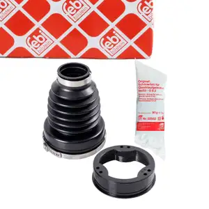 febi Achsmanschette Satz für FORD Fiesta 6 Focus 3 C-Max 2 vorne rechts getriebeseitig