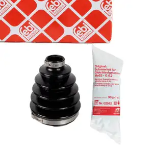 febi Achsmanschette Satz f&uuml;r AUDI A4 B8 B9 A6 C7 A5 8T 8F Q5 8RB A7 4G A8 vorne radseitig