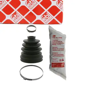 febi Axle Boot Set for NISSAN Almera 1 3 1000NX, front, transmission side 39741-01E89