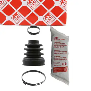 febi Achsmanschette Satz f&uuml;r FORD Focus PEUGEOT 206 306 307 CITROEN vorne getriebeseitig