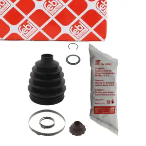 febi Achsmanschette Satz f&uuml;r VW Polo 4 5 Fox SEAT Ibiza 3 4 SKODA 1 2 3 vorne radseitig