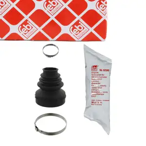 febi Achsmanschette Satz für PEUGEOT 206 307 407 CITROEN C2 C3 C4 2 3 vorne getriebeseitig