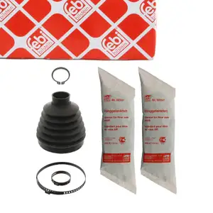 febi Achsmanschette Satz f&uuml;r MERCEDES M-Klasse W164 GL-Klasse hinten radseitig 1643500237