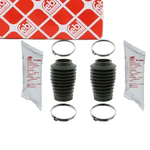 febi Faltenbalgsatz Lenkmanschette Spurstange f&uuml;r OPEL Kadett E Vectra A Calibra A vorne