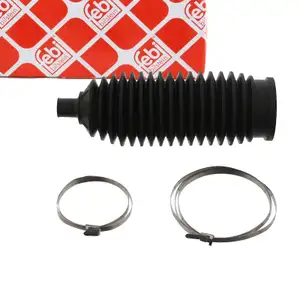 febi 29525 Faltenbalgsatz Lenkmanschette Spurstange f&uuml;r RENAULT Clio 3 Modus Thalia vorne