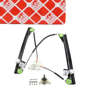 febi 182168 Fensterheber MANUELL f&uuml;r VW Polo 4 9N T&uuml;renanzahl: 4 vorne rechts 6Q4837462B
