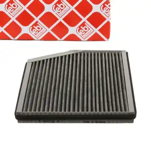 febi 17474 Innenraumfilter Aktivkohlefilter f&uuml;r FIAT Doblo Punto LANCIA Ypsilon Musa vorne