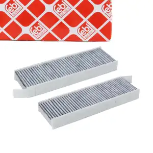 febi 171470 Innenraumfilter Aktivkohlefilter Satz für OPEL Corsa F Mokka CITROEN C4 3 DS 3