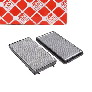 febi 21650 Innenraumfilter Aktivkohlefilter Satz f&uuml;r BMW 7er E65 E66 E67 64119272643