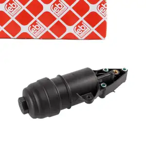 febi 172201 Ölfilter + Gehäuse für AUDI A4 B7 B8 A5 A6 C6 C7 A7 A8 Q5 8RB 4LB Touareg 7P