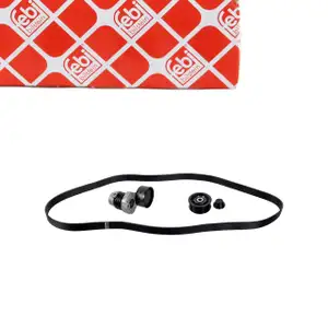 febi 178230 Keilrippenriemensatz f&uuml;r RENAULT Clio 4 Kangoo Megane 3 4 Scenic 4 0.9/1.2 TCe