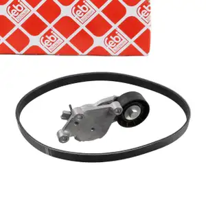 febi 183484 Keilrippenriemensatz für PSA Berlingo C3 2 207 208 1 1 2 Partner 1.4/1.6 HDi