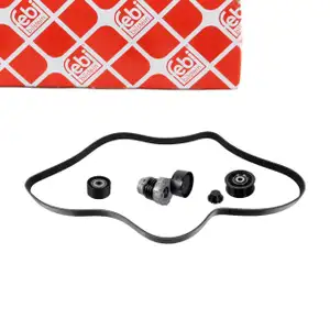 febi 183553 Keilrippenriemensatz f&uuml;r RENAULT Clio 4 Kangoo Megane 3 Scenic 3 0.9/1.2 TCe