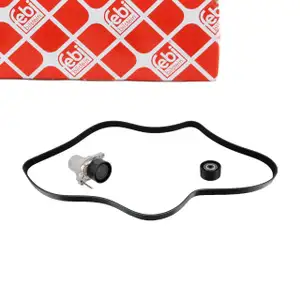 febi Keilrippenriemensatz für RENAULT Megane 3 4 Scenic 3 4 TALISMAN Trafic 3 1.6 dCi