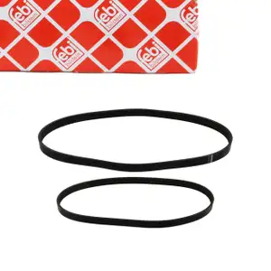 2x febi 40860 Keilrippenriemen LIMA+KLIMA f&uuml;r FORD Mondeo 4 MK4 1.6 Ti/EcoBoost