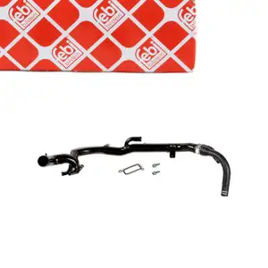 febi Kühlmittelrohrleitung für OPEL Astra H Vectra C Zafira B SAAB 9-3 YS3F Auslassseite