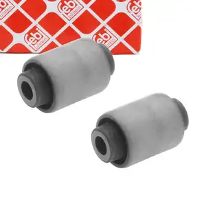 2x febi Querlenkerlager f&uuml;r FORD Fiesta 4 MK 4 Courier MAZDA 121 3 Vorderachse vorne unten