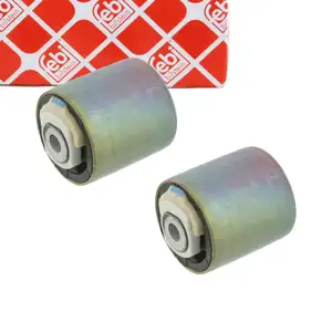 2x febi Querlenkerlager für VW Passat B5 AUDI A4 B5 B6 B7 A6 C5 Vorderachse hinten unten