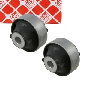 2x febi 22867 Querlenkerlager für NISSAN Micra 3 Note Vorderachse hinten unten 54570AX600