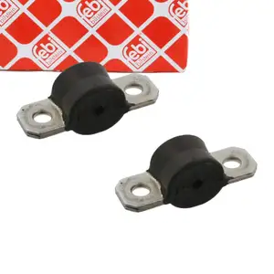 2x febi 36496 Stabilisatorlager für FIAT Doblo 119 223 Punto 188 Grande Punto vorne außen