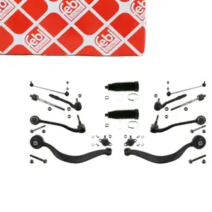 febi 46326 PROKIT Reparatursatz Querlenker Lenker Radaufh&auml;ngung f&uuml;r BMW X5 vorne 14-teilig