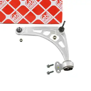febi 26655 PROKIT Querlenker + Hydrolager + Traggelenk f&uuml;r BMW 3er E46 vorne unten links