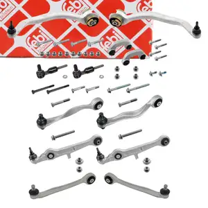 febi 176262 Reparatursatz Querlenker f&uuml;r AUDI A4 8E B6 bis Fgst. 8H-5-014 vorne 12-teilig