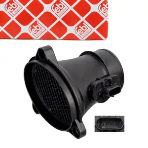 febi 176011 Luftmassenmesser f&uuml;r MERCEDES W212 A207 C207 GLK X204 SLR R172 M274 2740940048